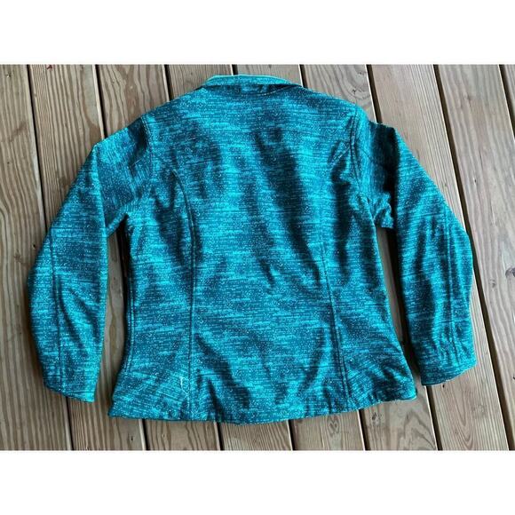 Eddie Bauer womens Jacket Teal Green Windfoil Elite Soft Shell Fleece Lined. XL - Picture 2 of 8